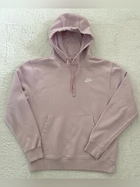 Nike Hoodie men’s Small pullover light pink hooded sweatshirt